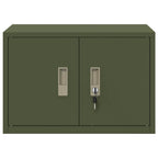 Aufbewahrungsschrank Olive Grün 60 x 40 x 40 cm Stahl