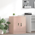 Aufbewahrungsschrank Rosa 60 x 40 x 70 cm Stahl