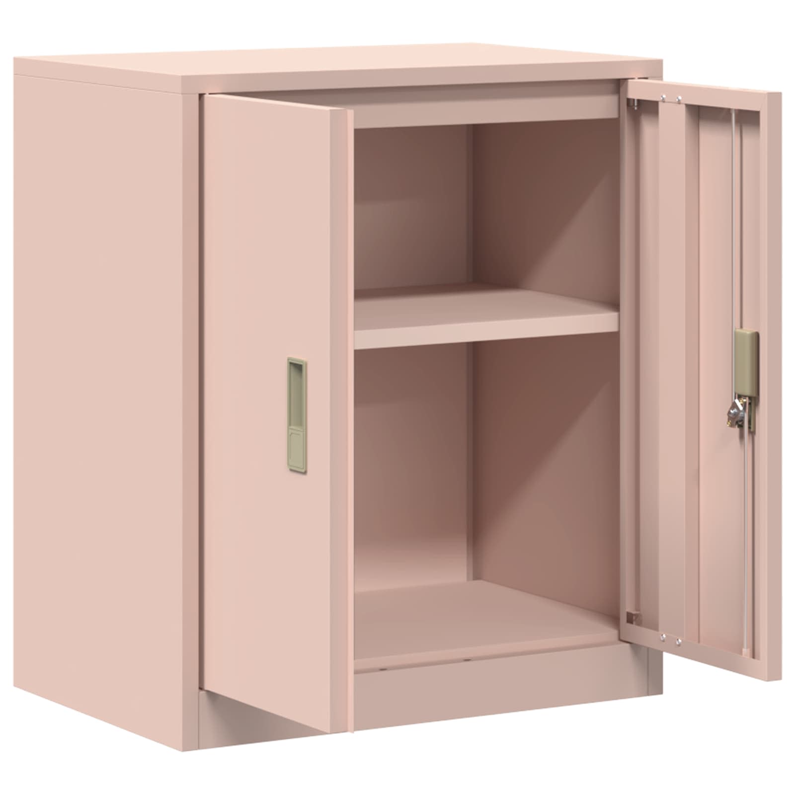 Aufbewahrungsschrank Rosa 60 x 40 x 70 cm Stahl
