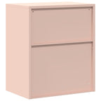 Aufbewahrungsschrank Rosa 60 x 40 x 70 cm Stahl