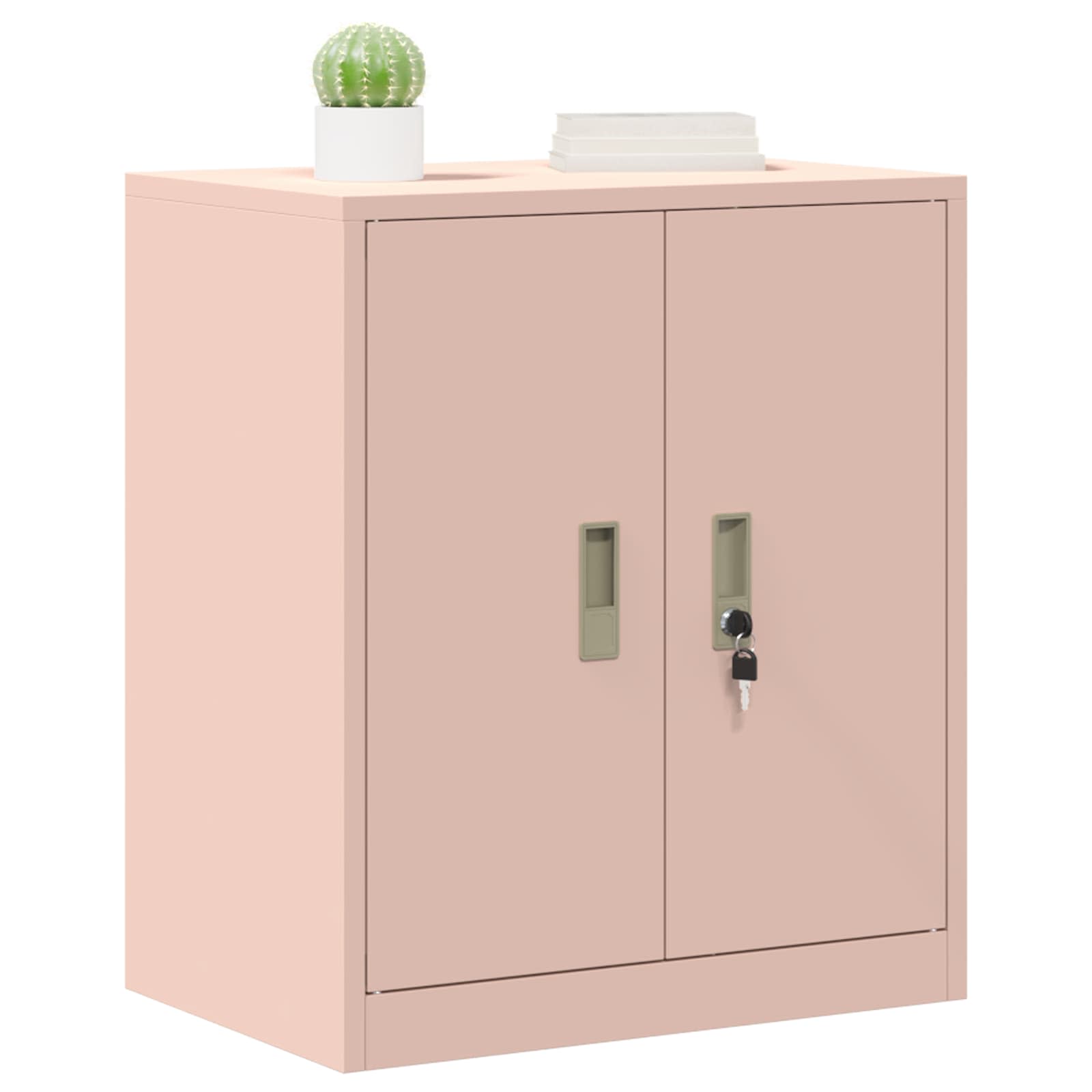 Aufbewahrungsschrank Rosa 60 x 40 x 70 cm Stahl