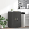 Aufbewahrungsschrank Schwarz 60 x 40 x 90 cm Stahl