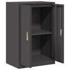 Aufbewahrungsschrank Schwarz 60 x 40 x 90 cm Stahl