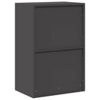 Aufbewahrungsschrank Schwarz 60 x 40 x 90 cm Stahl