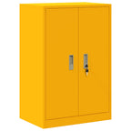 Aufbewahrungsschrank Senfgelb 60 x 40 x 90 cm Stahl