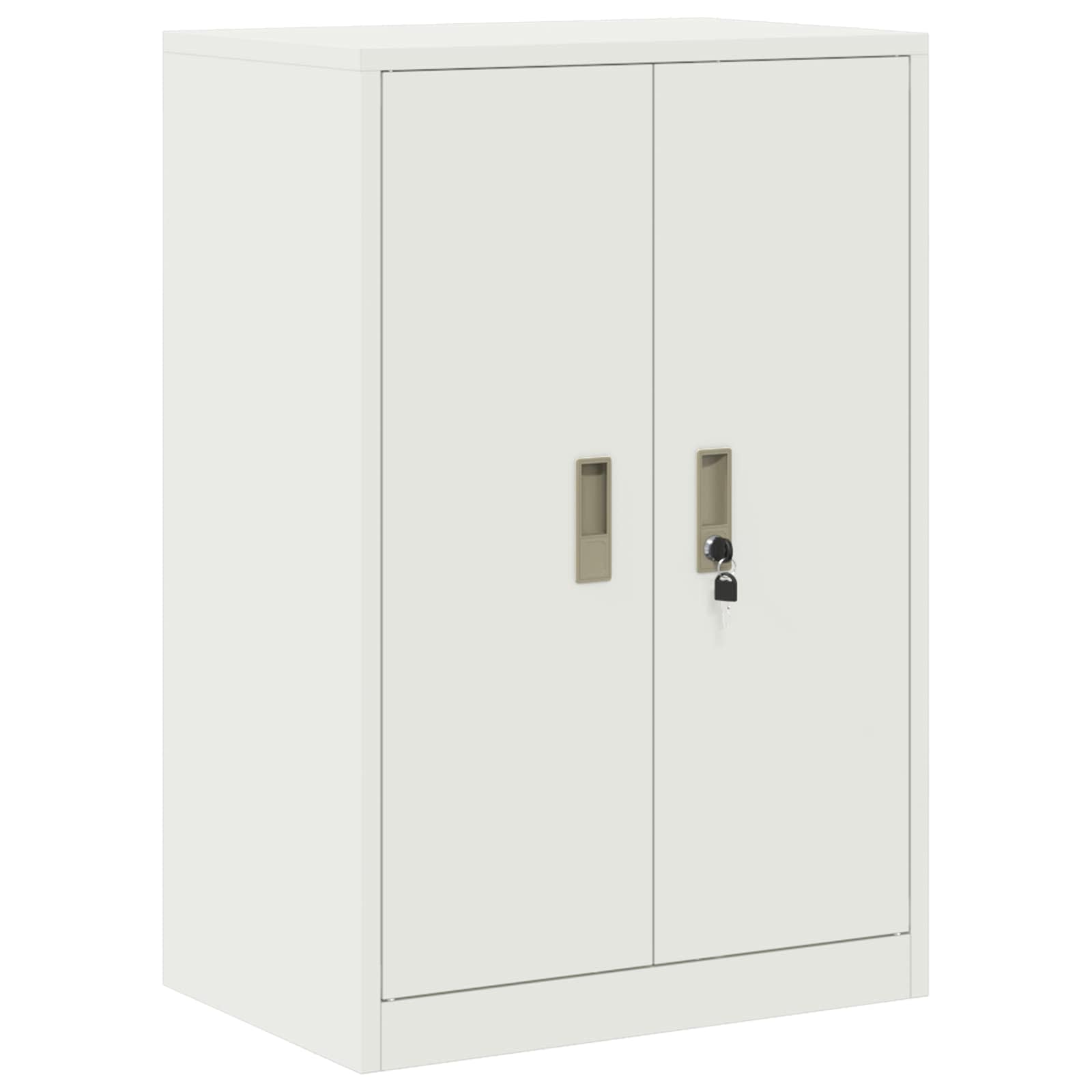 Aufbewahrungsschrank Weiß 60 x 40 x 90 cm Stahl