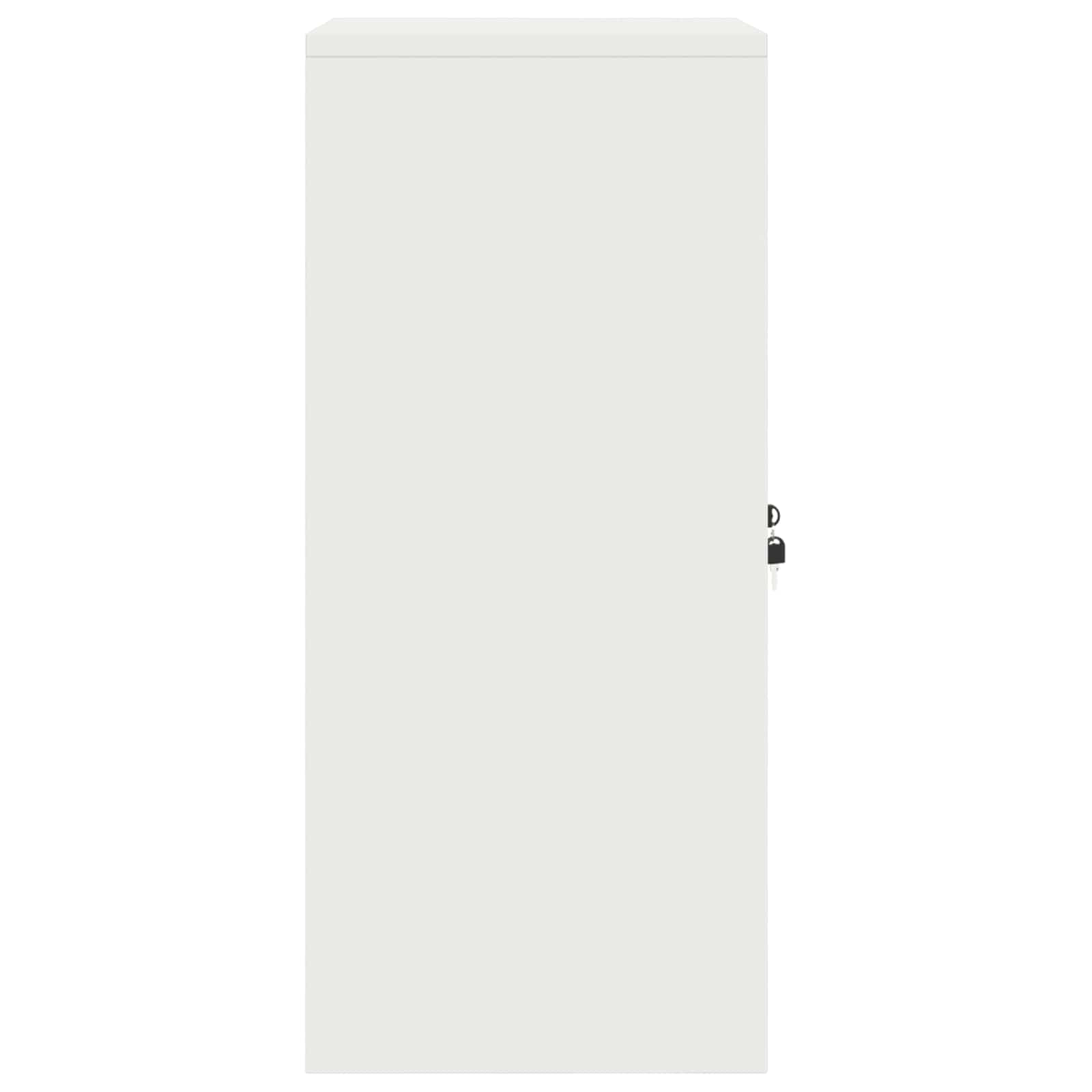 Aufbewahrungsschrank Weiß 60 x 40 x 90 cm Stahl