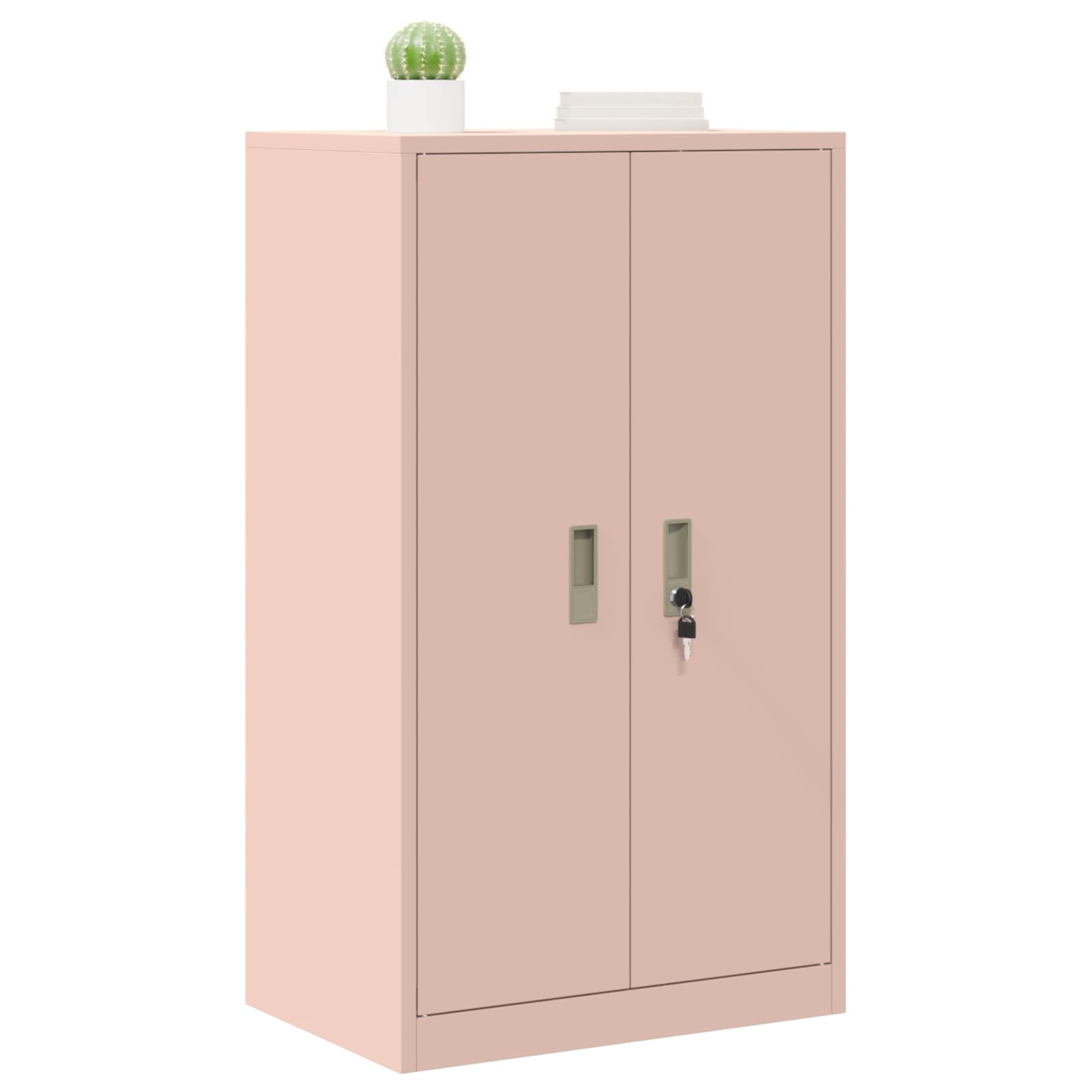 Aufbewahrungsschrank Rosa 60 x 40 x 90 cm Stahl