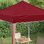 Pop-up Partyzelt 195 x 195 x 245 cm Bordeauxrot Oxford-Stoff