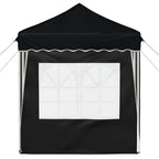 Pop-up Partyzelt 195 x 195 x 245 cm Anthrazit Oxford-Stoff