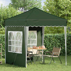 Pop-up Partyzelt 195 x 195 x 245 cm Grün Oxford-Stoff
