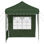 Pop-up Partyzelt 195 x 195 x 245 cm Grün Oxford-Stoff