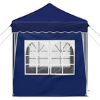 Pop-up Partyzelt 195 x 195 x 245 cm Blau Oxford-Stoff