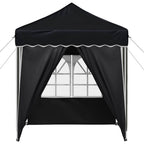Pop-up Partyzelt 195 x 195 x 245 cm Anthrazit Oxford-Stoff