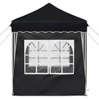 Pop-up Partyzelt 195 x 195 x 245 cm Anthrazit Oxford-Stoff