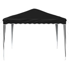 Pop-up Partyzelt 288 x 288 x 245 cm Anthrazit Oxford-Stoff