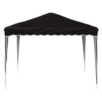 Pop-up Partyzelt 288 x 288 x 245 cm Schwarz Oxford-Stoff