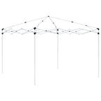 Pop-up Partyzelt 288 x 288 x 245 cm Beige Oxford-Stoff