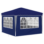 Pop-up Partyzelt 288 x 288 x 245 cm Blau Oxford-Stoff