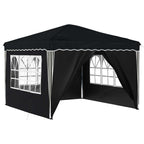 Pop-up Partyzelt 288 x 288 x 245 cm Anthrazit Oxford-Stoff