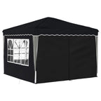 Pop-up Partyzelt 288 x 288 x 245 cm Anthrazit Oxford-Stoff