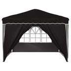 Pop-up Partyzelt 288 x 288 x 245 cm Schwarz Oxford-Stoff