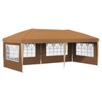 Pop-up Partyzelt 575 x 289 x 245 cm Beige