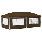 Pop-up Partyzelt 575 x 289 x 245 cm Taupe