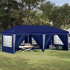 Pop-up Partyzelt 575 x 288 x 245 cm Blau