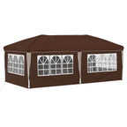 Pop-up Partyzelt 575 x 288 x 245 cm Braun