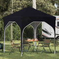 Pop-up Partyzelt 194 x 194 x 245 cm Antrazit