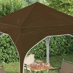 Pop-up Partyzelt 194 x 194 x 245 cm Taupe