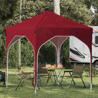 Pop-up Partyzelt 194 x 194 x 245 cm Bordeauxrot