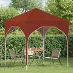 Pop-up Partyzelt 194 x 194 x 245 cm Terrakotta