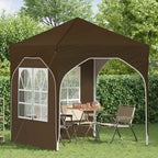 Pop-up Partyzelt 192 x 192 x 245 cm Taupe