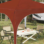 Pop-up Partyzelt 290 x 290 x 245 cm Terrakotta