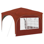 Pop-up Partyzelt 290 x 290 x 245 cm Terrakotta