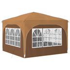 Pop-up Partyzelt 290 x 290 x 245 cm Beige