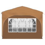 Pop-up Partyzelt 290 x 290 x 245 cm Beige