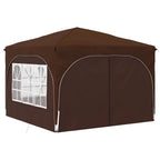 Pop-up Partyzelt 290 x 290 x 245 cm Braun