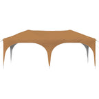 Pop-up Partyzelt 575 x 288 x 245 cm Beige Oxford-Stoff