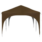 Pop-up Partyzelt 575 x 288 x 245 cm Taupe Oxford-Stoff