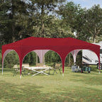 Pop-up Partyzelt 575 x 288 x 245 cm Bordeauxrot Oxford-Stoff