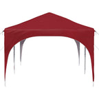 Pop-up Partyzelt 575 x 288 x 245 cm Bordeauxrot Oxford-Stoff