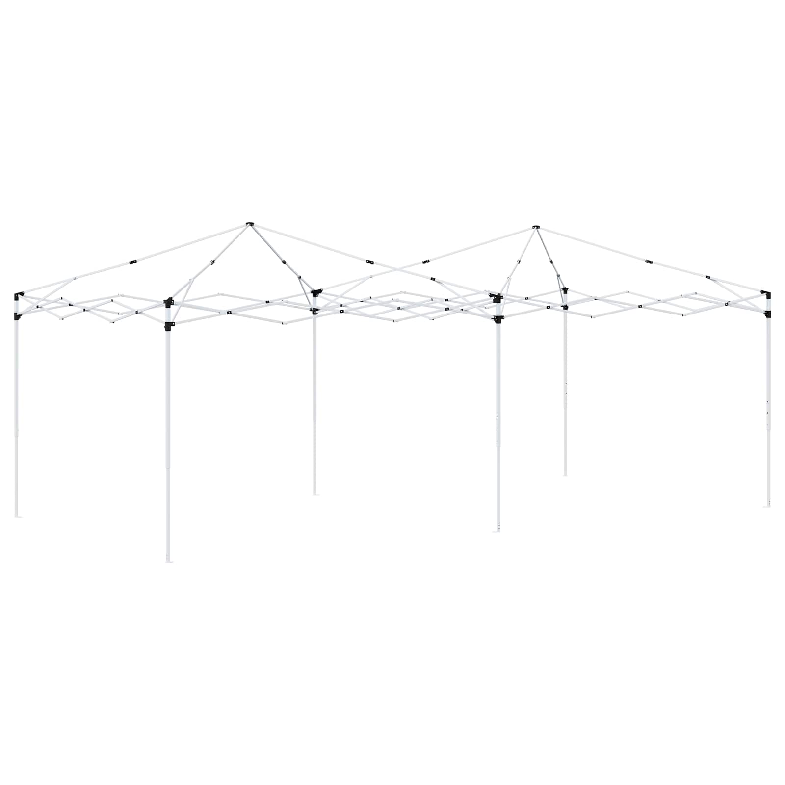 Pop-up Partyzelt 575 x 288 x 245 cm Terrakotta Oxford-Stoff