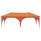 Pop-up Partyzelt 575 x 288 x 245 cm Orange Oxford-Stoff