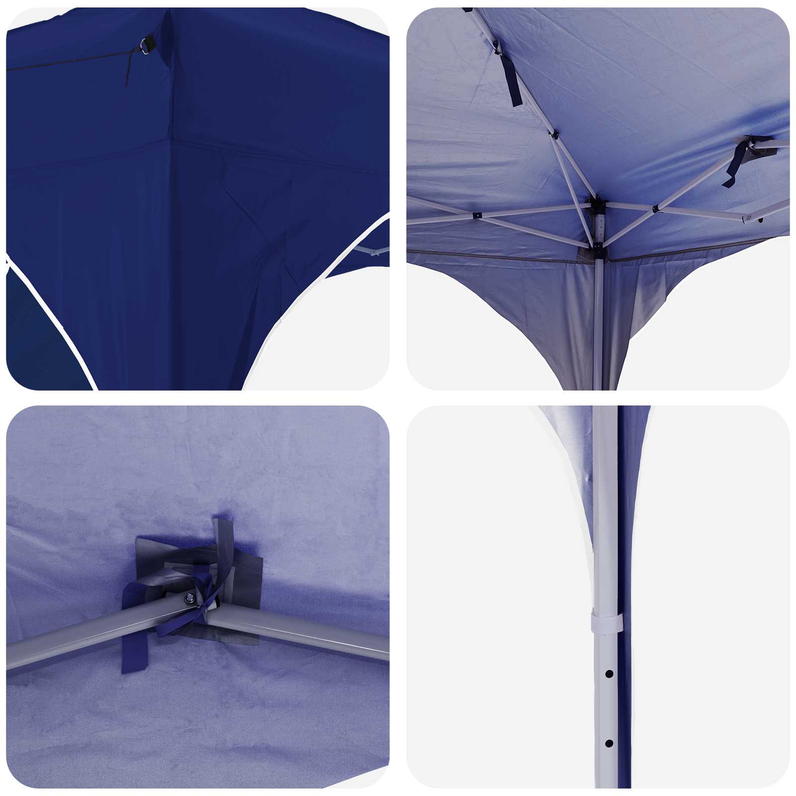 Pop-up Partyzelt 575 x 288 x 245 cm Blau Oxford-Stoff