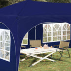 Pop-up Partyzelt 575 x 288 x 245 cm Blau Oxford-Stoff