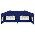 Pop-up Partyzelt 575 x 288 x 245 cm Blau Oxford-Stoff
