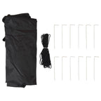Pop-up Partyzelt 575 x 288 x 245 cm Beige Oxford-Stoff